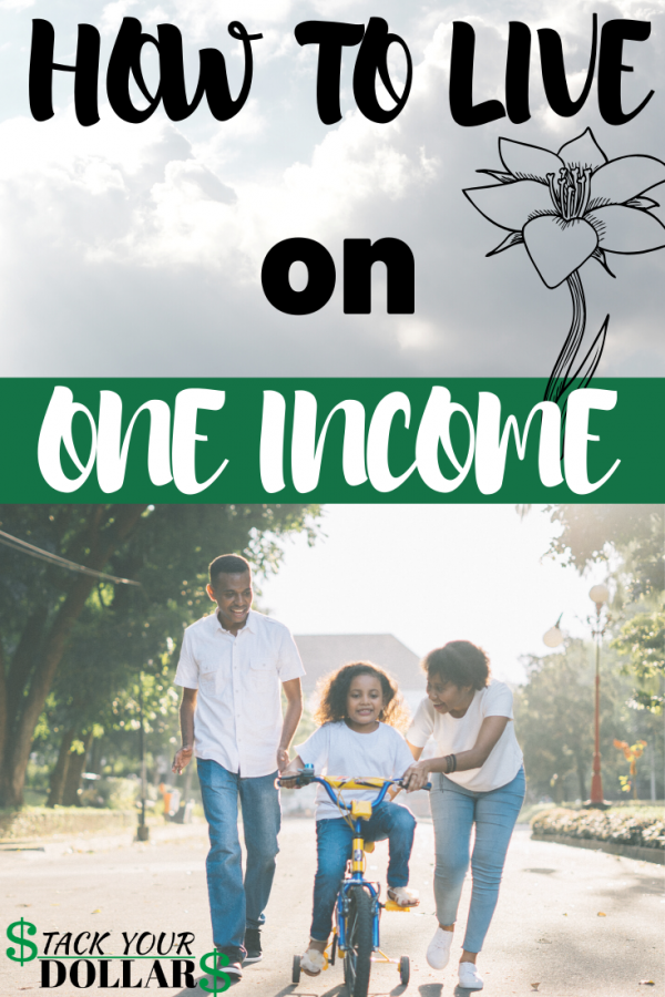 How to live on one income