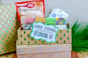 Homemade cookie decorating kit